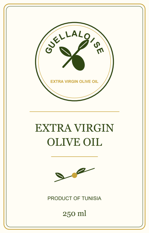 GUELLALOISE 250 ml English label