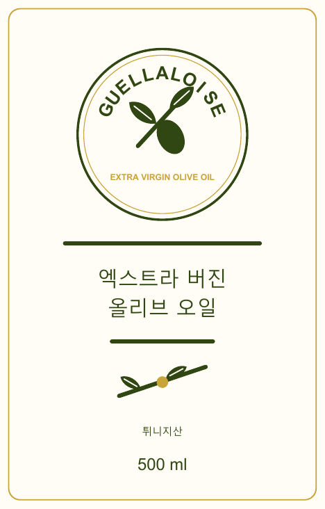 GUELLALOISE 500 ml 한국어 라벨