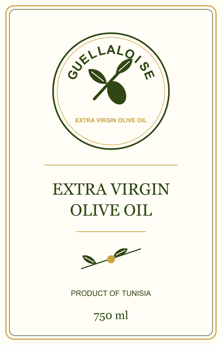 GUELLALOISE 750 ml English label
